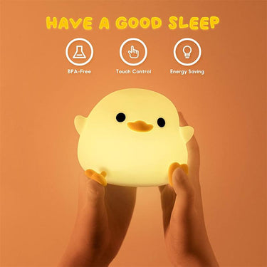 DuckieLight | Lámpara nocturna antióxido para un mejor sueño - Lámpara infantil regulable